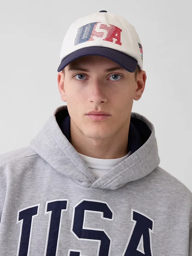 Baseballcap for voksne med Team USA-motiv