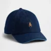 Baseballcap i denim med Brannan Bear
