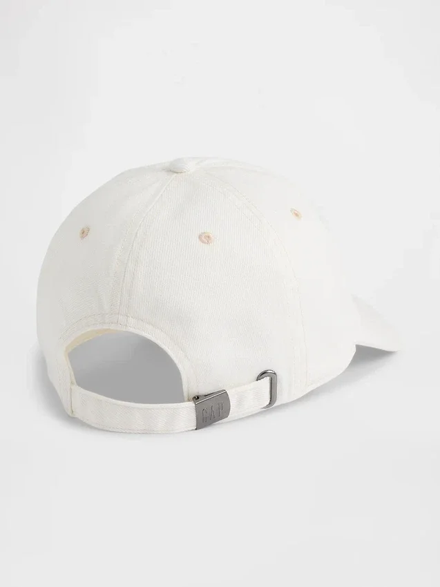 Baseballcap i denim med Brannan Bear