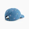 Baseballcap i denim med sløyfe for Baby og Småbarn