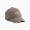 Baseballcap i denim med sløyfe for barn