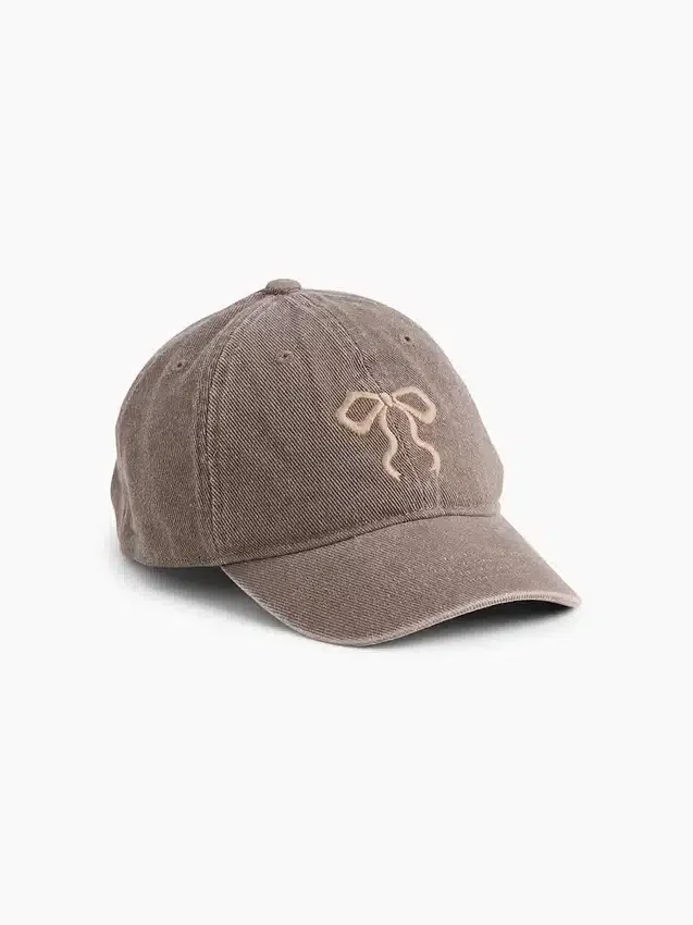 Baseballcap i denim med sløyfe for barn