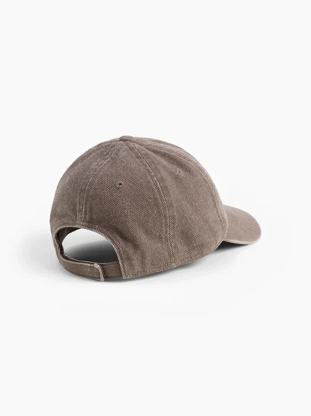 Baseballcap i denim med sløyfe for barn