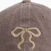 Baseballcap i denim med sløyfe for barn