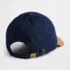 Baseballcap i denim og kordfløyel