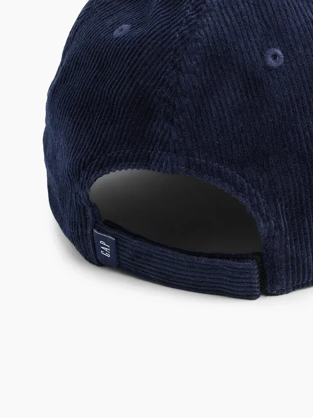 Baseballcap i kordfløyel for barn