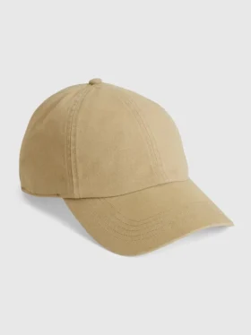 Baseballcap i vasket økologisk bomull