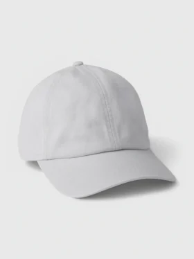 Baseballcap i vasket økologisk bomull