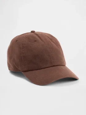 Baseballcap i voksbehandlet lerret