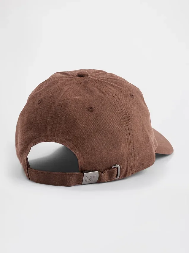Baseballcap i voksbehandlet lerret