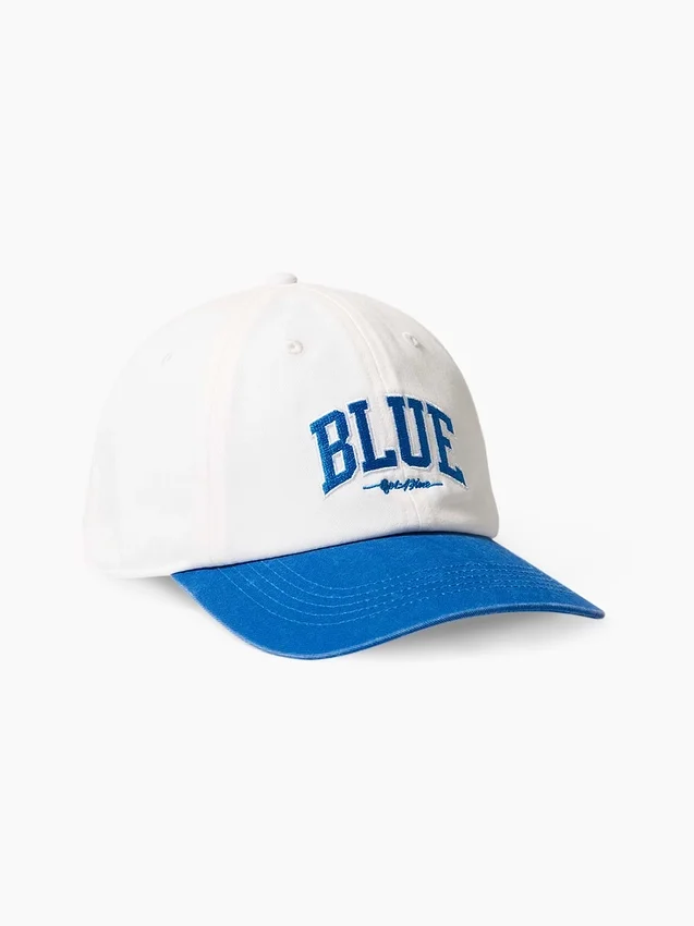Baseballcap med blå logo