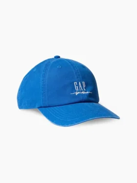 Baseballcap med blå logo