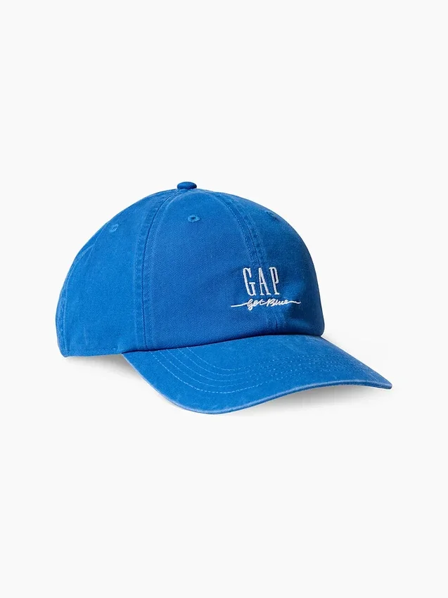 Baseballcap med blå logo