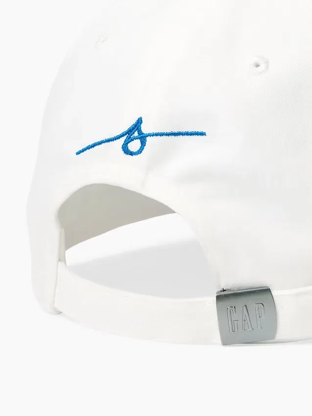 Baseballcap med blå logo