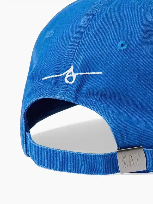 Baseballcap med blå logo