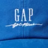 Baseballcap med blå logo
