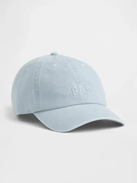 Baseballcap med vasket logo