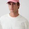 Baseballcap med vasket logo