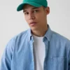 Baseballcap med vasket logo