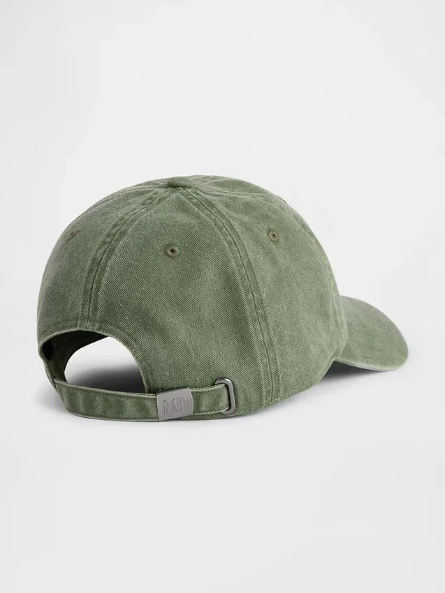 Baseballcap med vasket logo