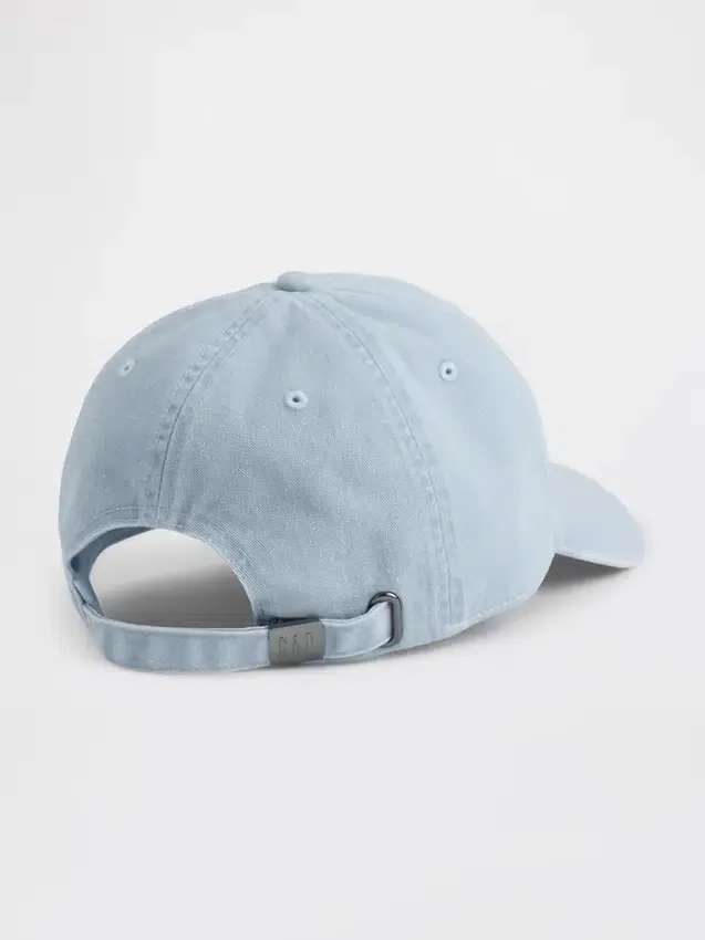 Baseballcap med vasket logo