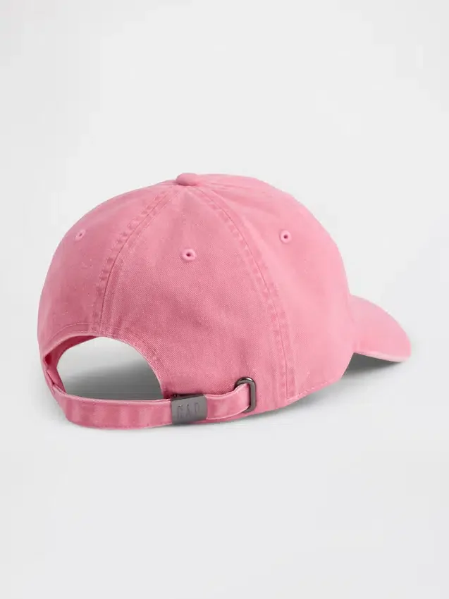 Baseballcap med vasket logo