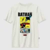 Batman-T-skjorte for barn med vintage-tegneseriegrafikk