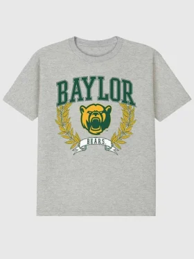 Baylor University Laurels mørk grafisk T-skjorte