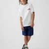 Bermudashorts for barn med avslappet passform