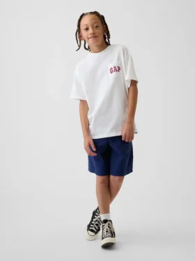 Bermudashorts for barn med avslappet passform