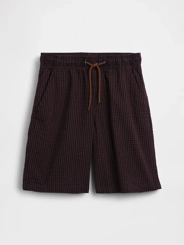 Bermudashorts for barn med avslappet passform