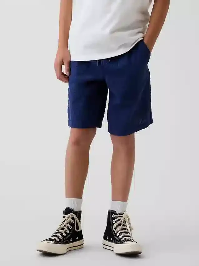 Bermudashorts for barn med avslappet passform