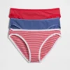 Bikini i økologisk stretchbomull (3-pakning)