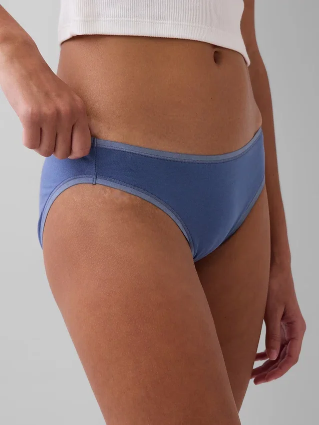 Bikini i økologisk stretchbomull (3-pakning)