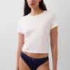 Bikini i økologisk stretchbomull med logo