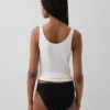 Bikini i økologisk stretchbomull med logo