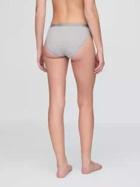 Bikini i økologisk stretchbomull med logo