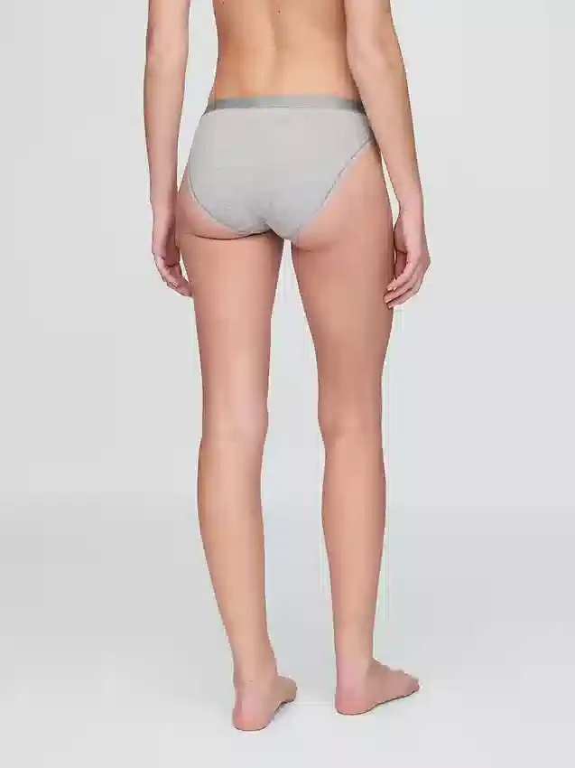 Bikini i økologisk stretchbomull med logo