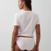 Bikini i økologisk stretchbomull med logo