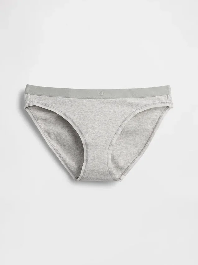 Bikini i økologisk stretchbomull med logo