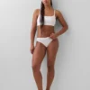 Bikini i økologisk stretchbomull med logo