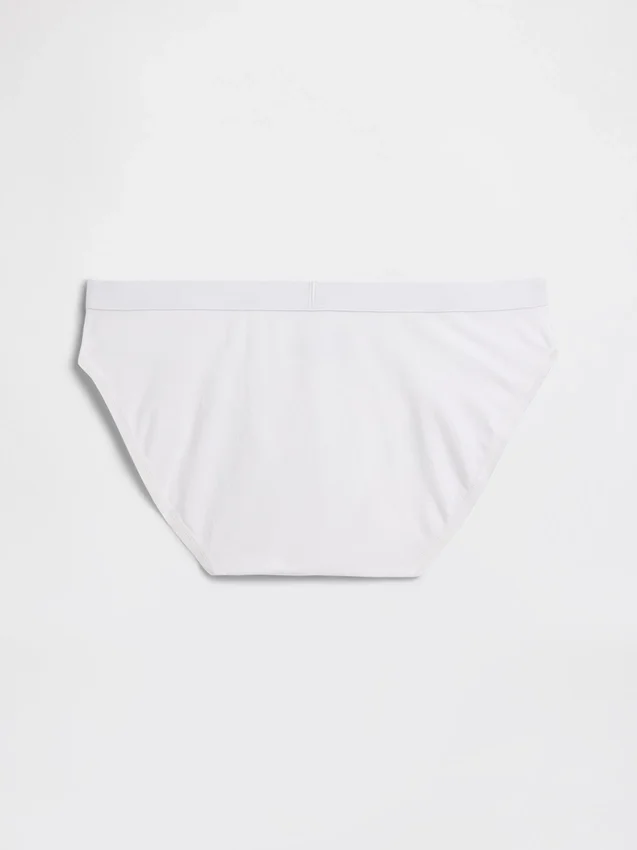 Bikini i økologisk stretchbomull med logo