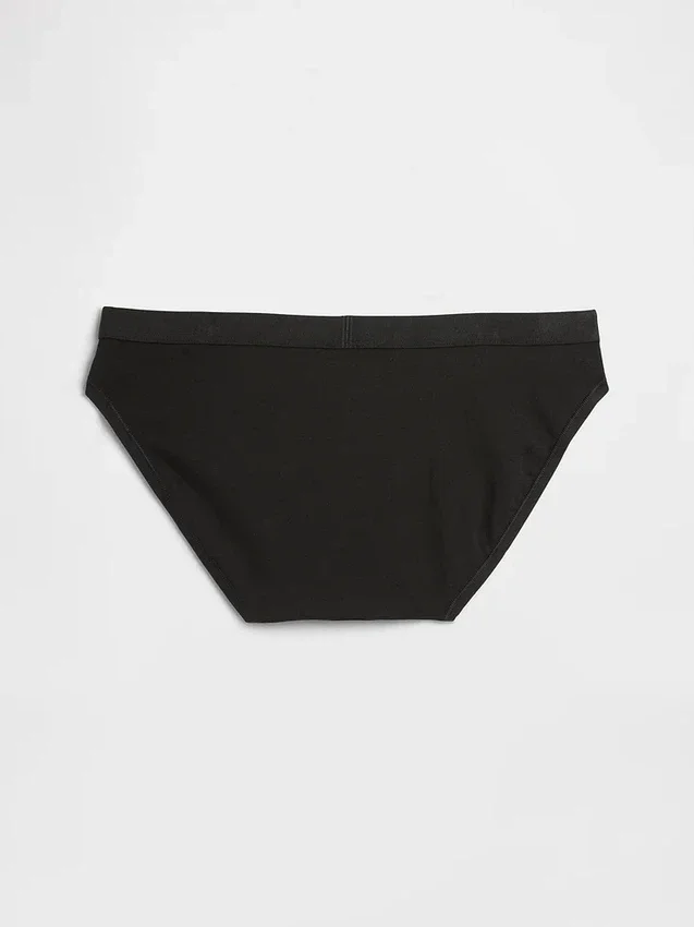 Bikini i økologisk stretchbomull med logo