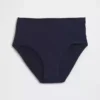 Bikini med høy midje i økologisk stretchbomull