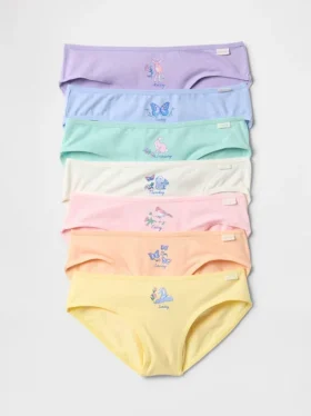 Bikini-truser for barn med ukedager (7-pakning)