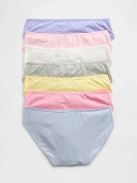 Bikini-truser for barn med ukedager (7-pakning)