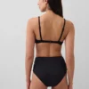 Bikinibukse med høy midje som underdel