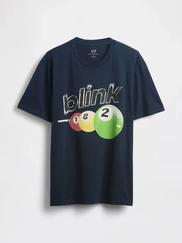 Blink 182 T-skjorte med grafisk trykk i avslappet passform