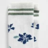 Blomstrede sokker