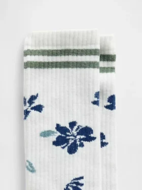 Blomstrede sokker